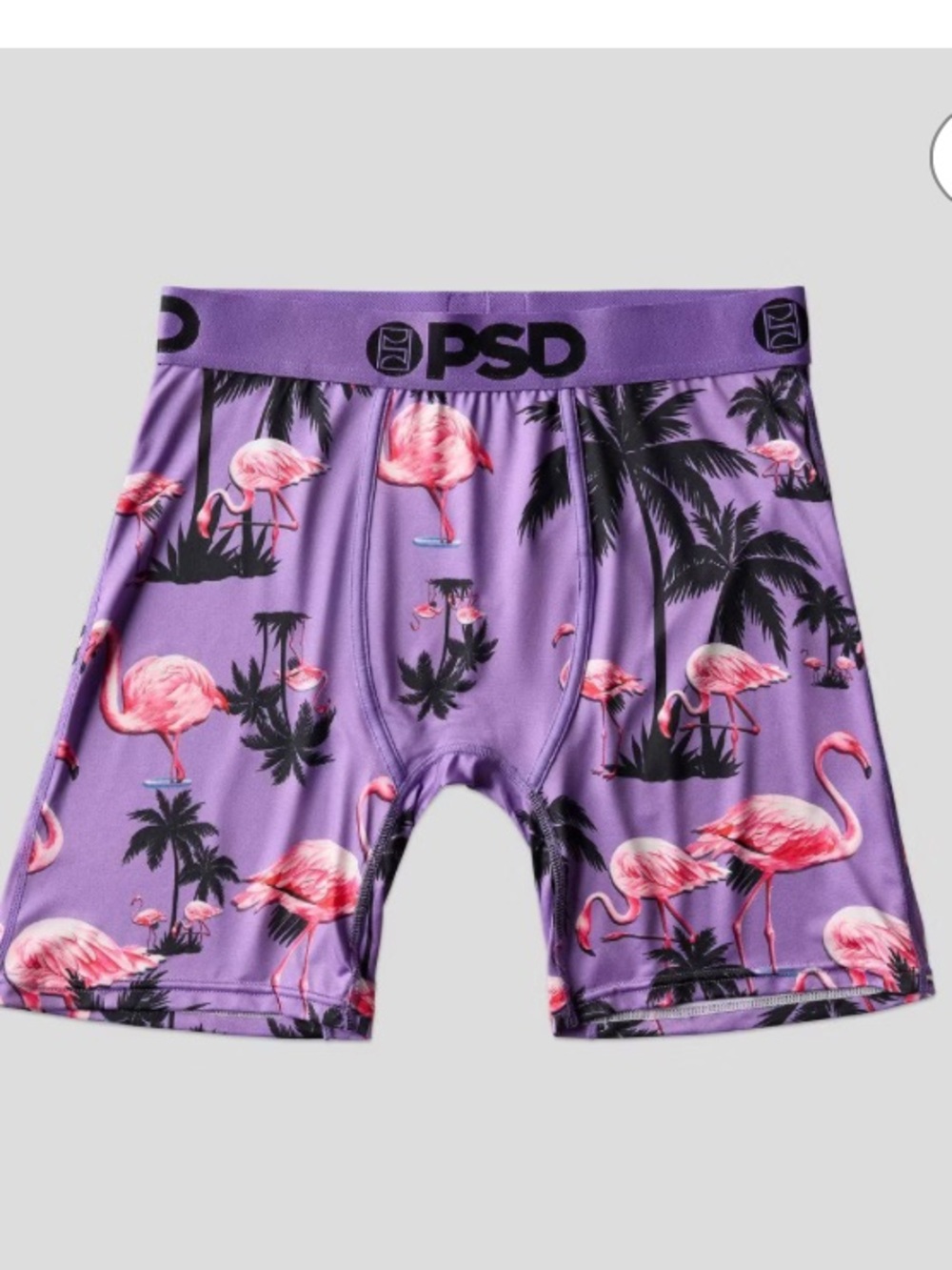 PSD Men's Flamingo Print Briefs - Purple/Pink Small, NWOT Open package